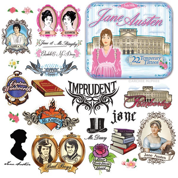 14 Classy Jane Austen Tattoo Ideas