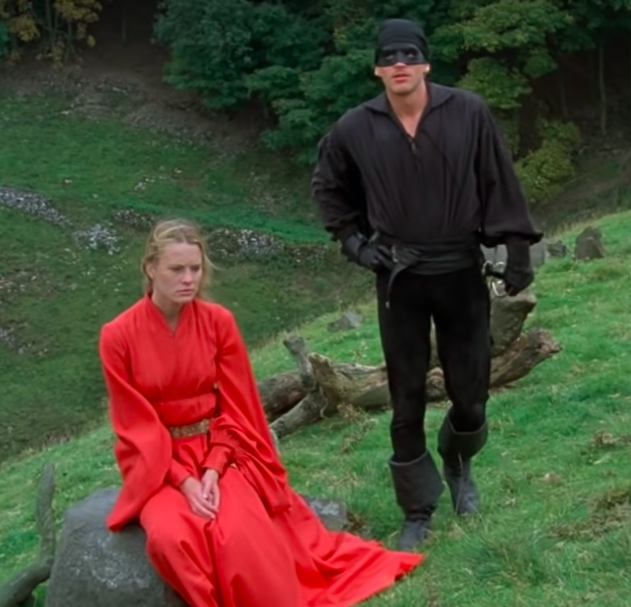 Iconic Red and Black Outfits from Film 