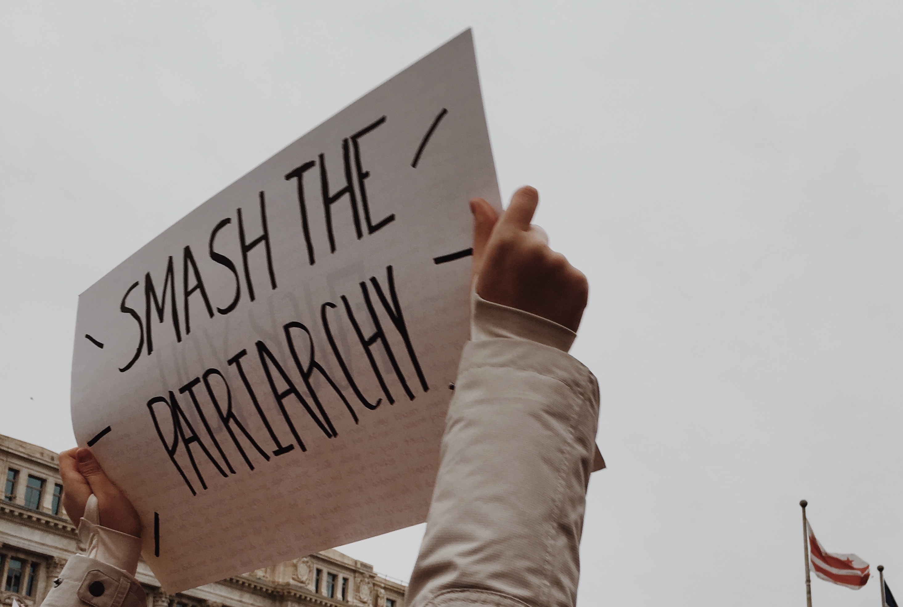 Smash the Patriarchy sign