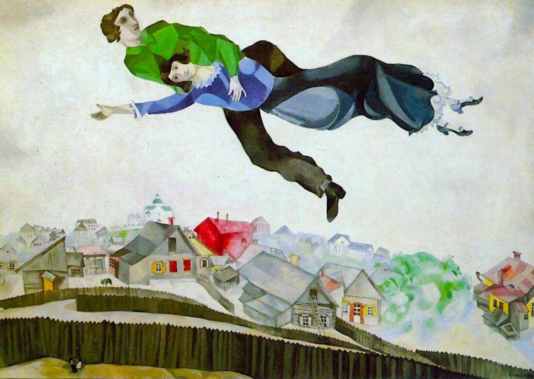 Over the Town by Marc Chagall
