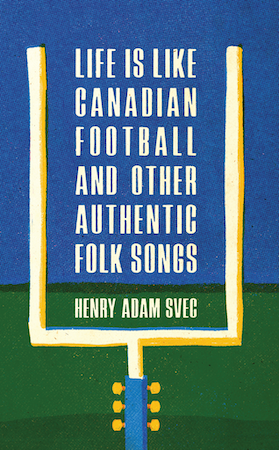 Cover of Svec's novel, featuring football goal post