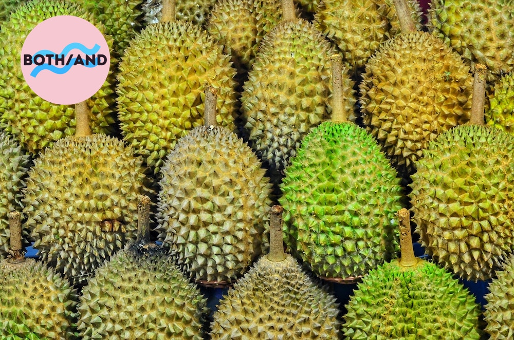 A collection of durian