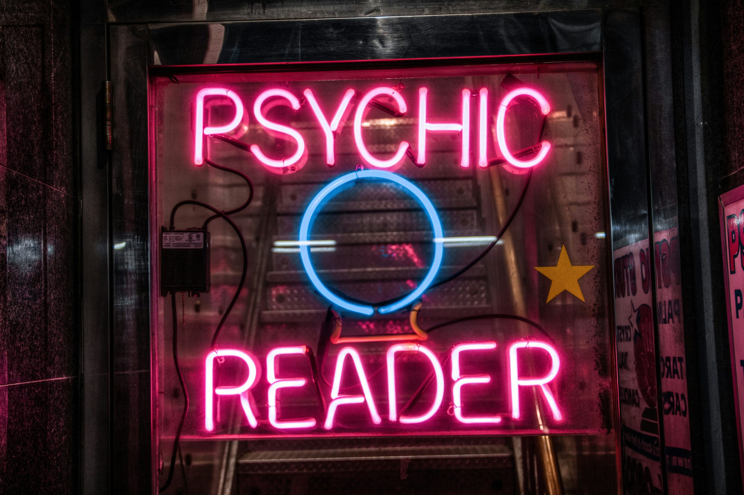 Psychic Reader neon sign